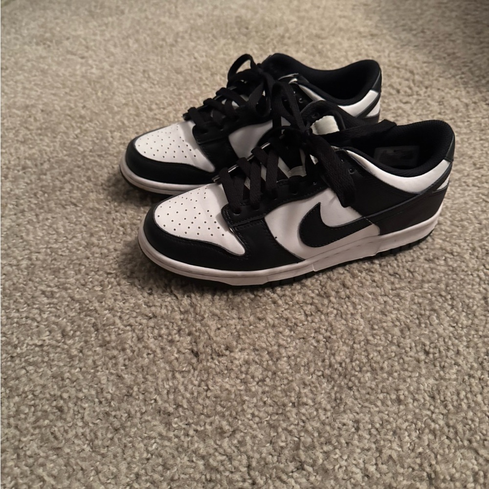 Black and White Nike Panda Sneakers